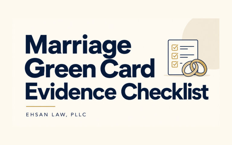 marriage-green-card-evidence-checklist